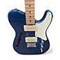 Used 2022 Squire paranormal cabronita thinline blue Solid Body Electric Guitar