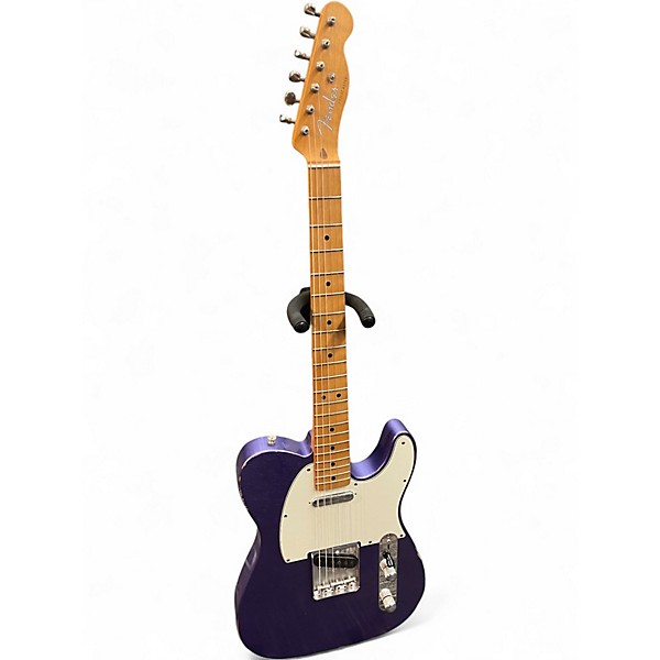 Used Fender Road Worn 1950S Telecaster Purple Solid Body Electric Guitar