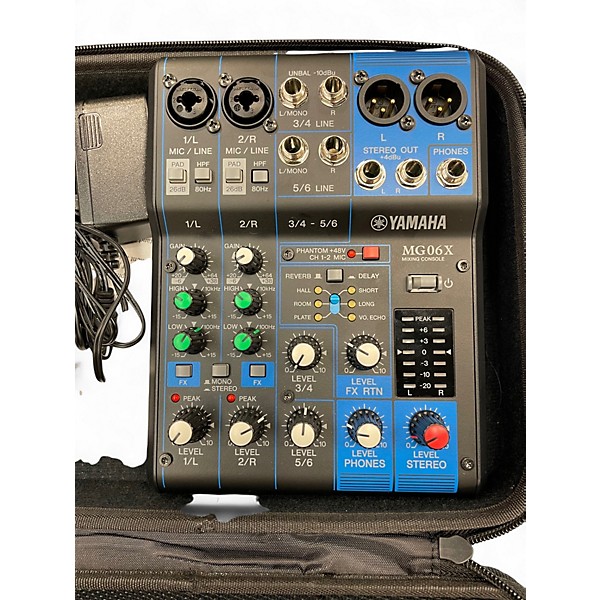 Used Yamaha MG06X Unpowered Mixer | Guitar Center