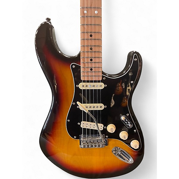 Used Tagima T635 2 Color Sunburst Solid Body Electric Guitar