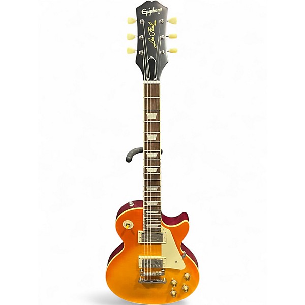 Used Epiphone 1959 Reissue Les Paul Standard Lemonburst Solid Body Electric Guitar