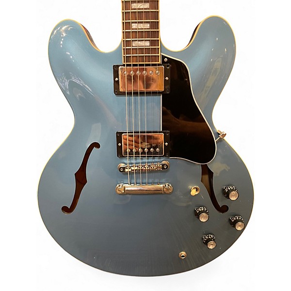 Used 2024 Gibson ES-335 '60S BLOCK Pelham Blue Hollow Body Electric Guitar