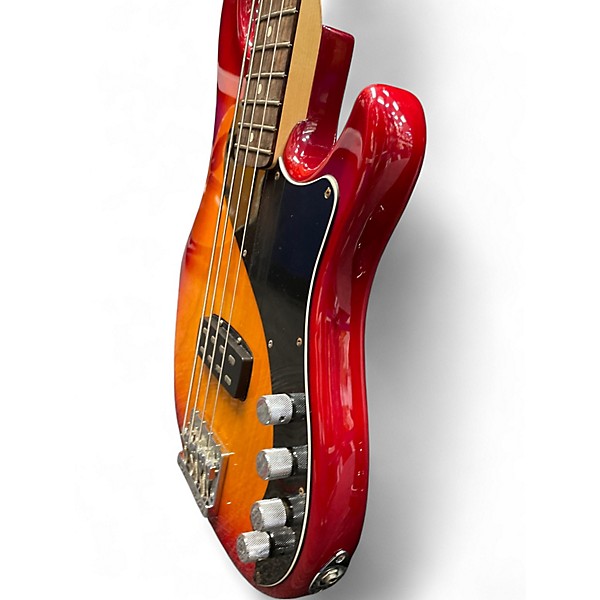 Used 2024 Fender DELUXE DIMENSIONS IV BASS AGED CHERRY BURST Electric Bass Guitar