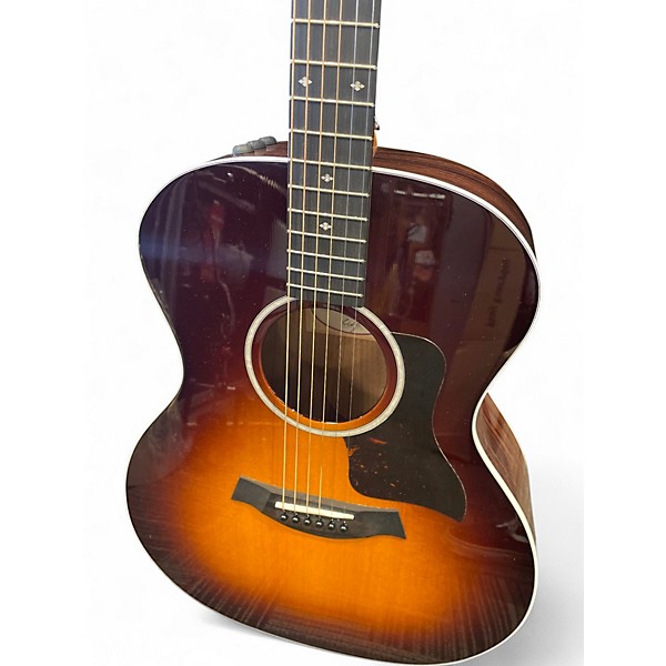 Used Taylor 214E Deluxe Sunburst Acoustic Electric Guitar