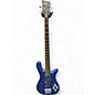 Used Warwick Streamer LX 4 String Blue Electric Bass Guitar thumbnail