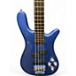 Used Warwick Streamer LX 4 String Blue Electric Bass Guitar