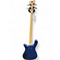 Used Warwick Streamer LX 4 String Blue Electric Bass Guitar