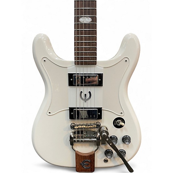 Used Epiphone Crestwood Polaris White Solid Body Electric Guitar