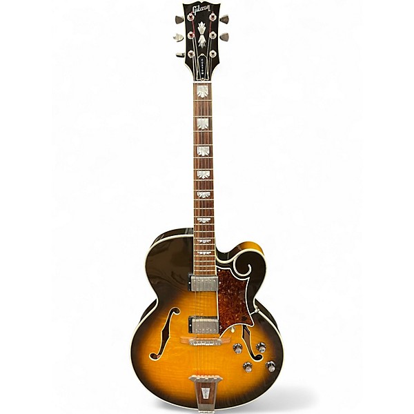 Used 1999 Gibson Tal Farlow Signature 2 Color Sunburst Hollow Body Electric Guitar