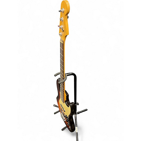 Vintage 1997 Fender American Standard Jazz Bass 2 Tone Sunburst Electric Bass Guitar