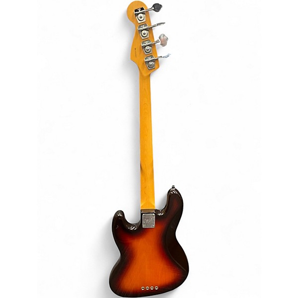 Vintage 1997 Fender American Standard Jazz Bass 2 Tone Sunburst Electric Bass Guitar