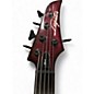 Used Legator NINJA 300 PRO 5 STRING RUBY RED Electric Bass Guitar