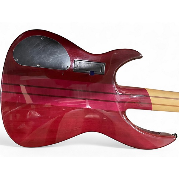 Used Legator NINJA 300 PRO 5 STRING RUBY RED Electric Bass Guitar