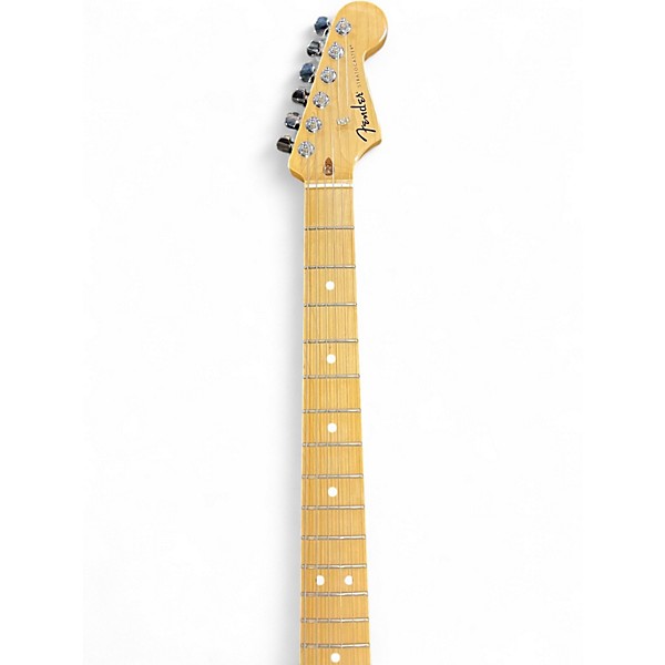 Used Fender American Standard Stratocaster Olympic White Solid Body Electric Guitar