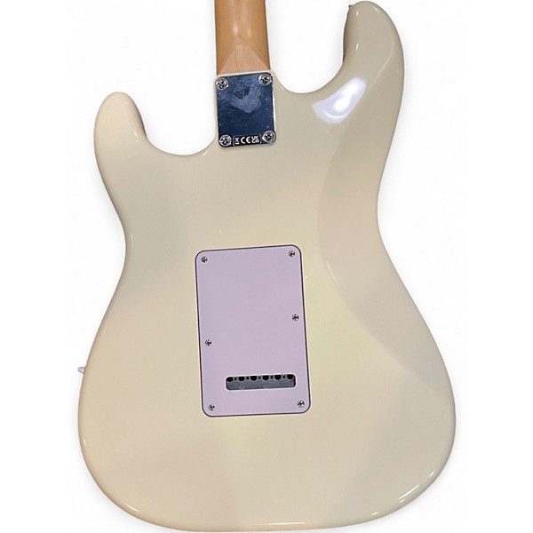Used Fender American Standard Stratocaster Olympic White Solid Body Electric Guitar