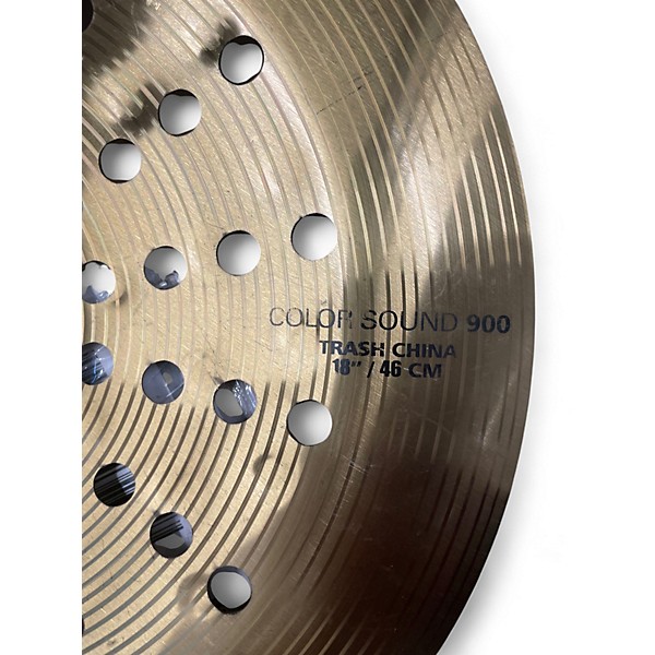 Used Beatello 18in IZINK COLOR SOUND 900  Cymbal