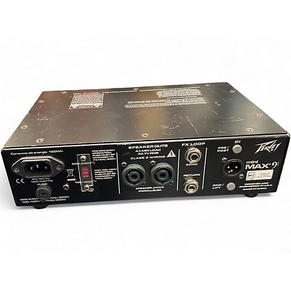 Used Peavey miniMAX Bass Amp Head