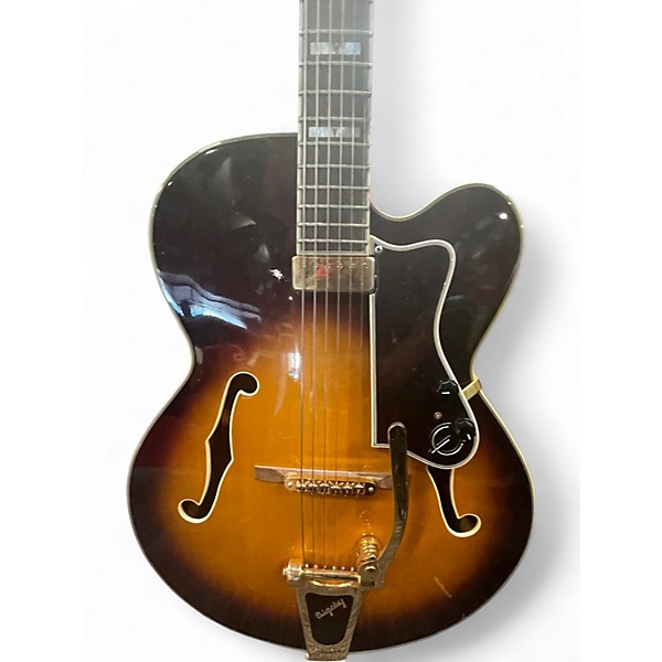 Used Epiphone EMPEROR AS Vintage Sunburst Hollow Body Electric Guitar