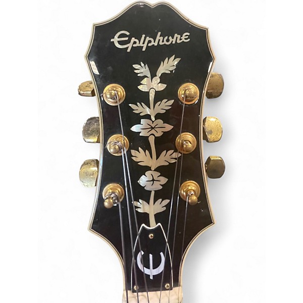 Used Epiphone EMPEROR AS Vintage Sunburst Hollow Body Electric Guitar