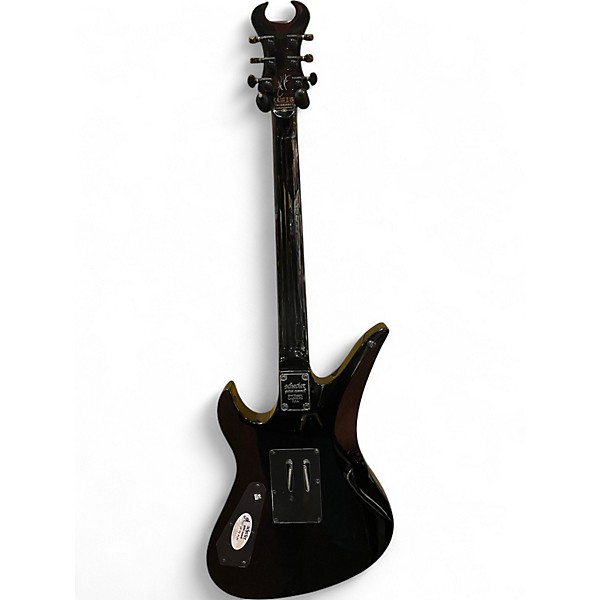 Used 2024 Schecter Guitar Research Synyster Gates Signature Standard Black and White Solid Body Electric Guitar
