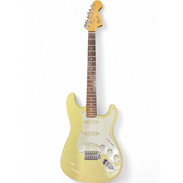 Used Squier Affinity Stratocaster Alpine White Solid Body Electric Guitar