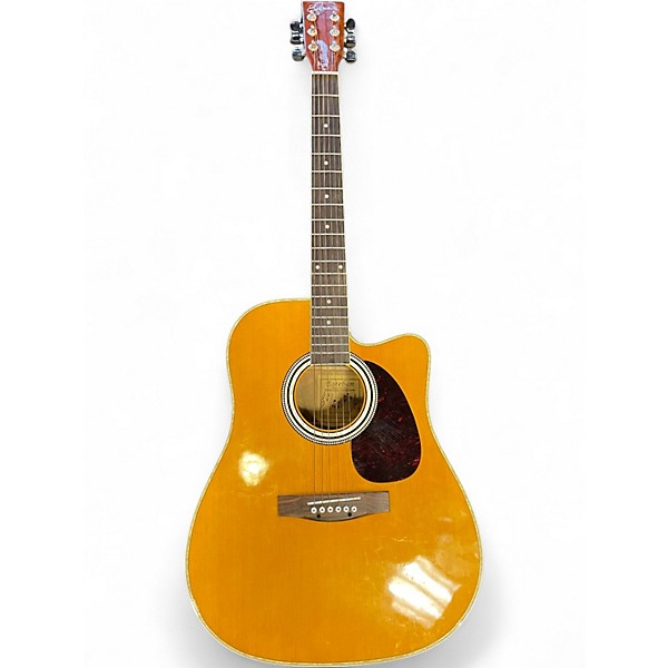 Used Esteban ALC-200 Natural Acoustic Electric Guitar