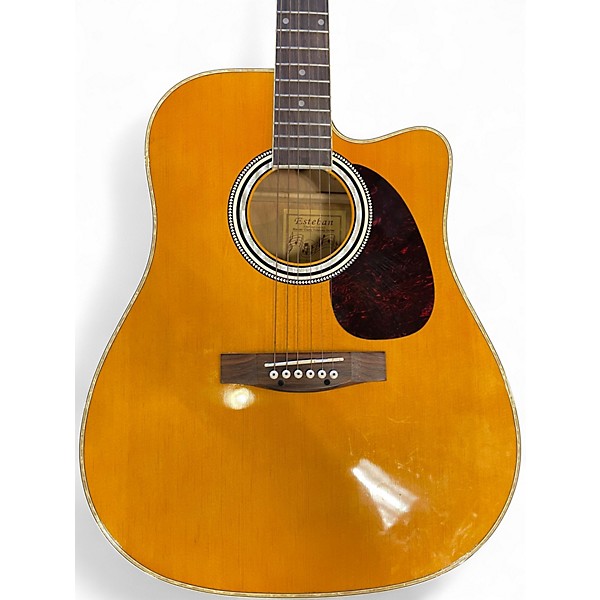Used Esteban ALC-200 Natural Acoustic Electric Guitar