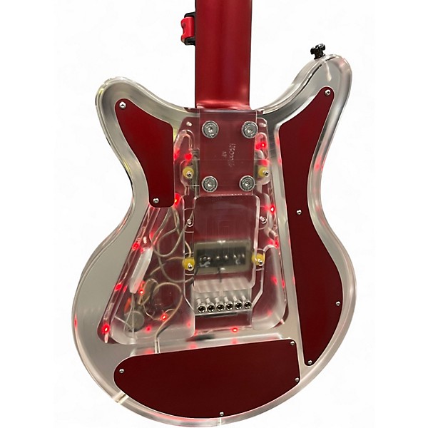 Used Aluminati NEBULA SUPERNOVA DX ANODIZED RED Solid Body Electric Guitar