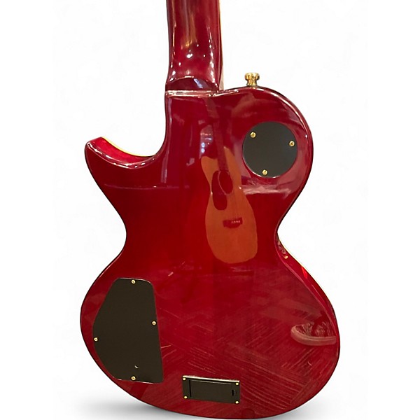 Used Fernandes MONTEREY Cherry Sunburst Solid Body Electric Guitar