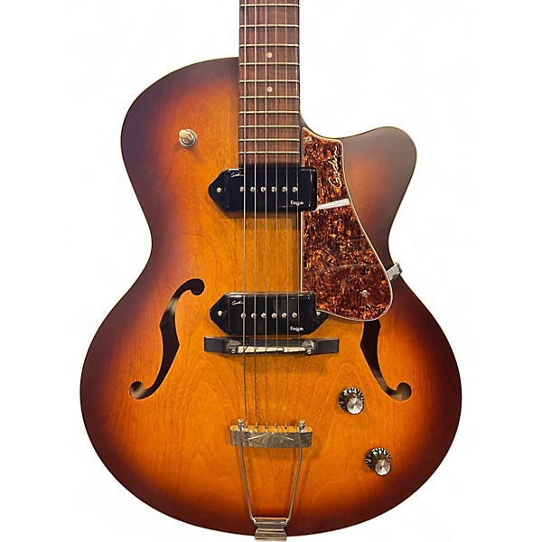 Used Godin 5th Avenue Kingpin II COGNAC BURST Hollow Body Electric Guitar