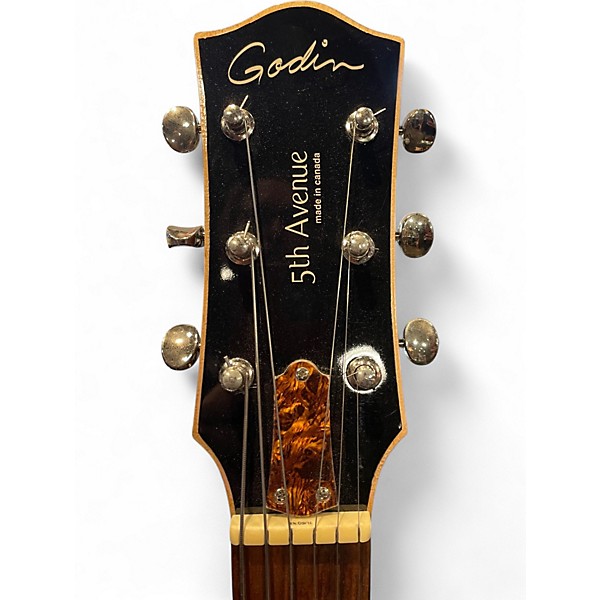 Used Godin 5th Avenue Kingpin II COGNAC BURST Hollow Body Electric Guitar