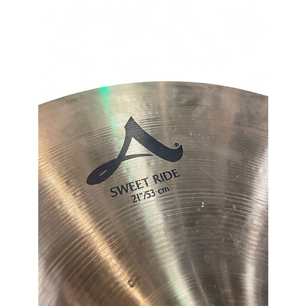 Used Zildjian 21in A Series Sweet Ride Cymbal