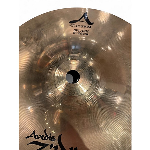 Used Zildjian 8in A Custom Splash Cymbal