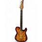 Used Kiesel Solo 6 Spalted Maple Honeyburst Solid Body Electric Guitar thumbnail