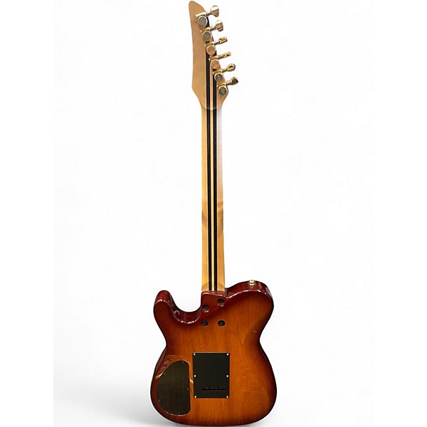 Used Kiesel Solo 6 Spalted Maple Honeyburst Solid Body Electric Guitar