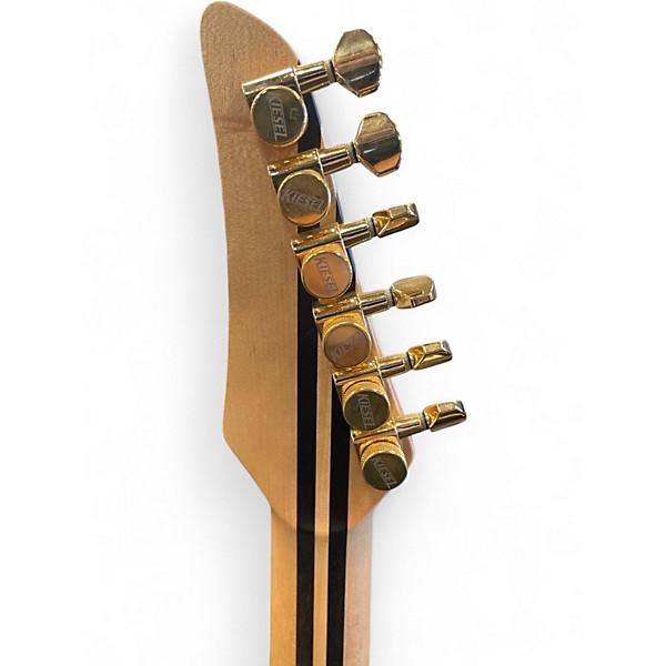Used Kiesel Solo 6 Spalted Maple Honeyburst Solid Body Electric Guitar