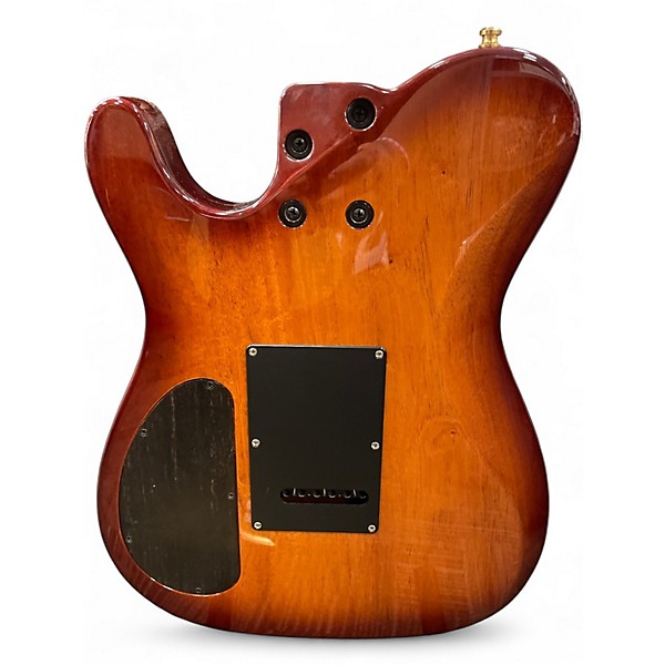 Used Kiesel Solo 6 Spalted Maple Honeyburst Solid Body Electric Guitar
