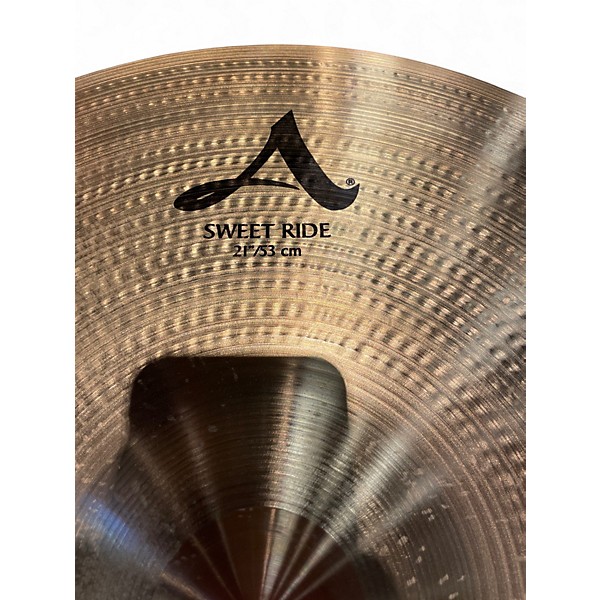 Used Zildjian 21in A Series Sweet Ride Cymbal