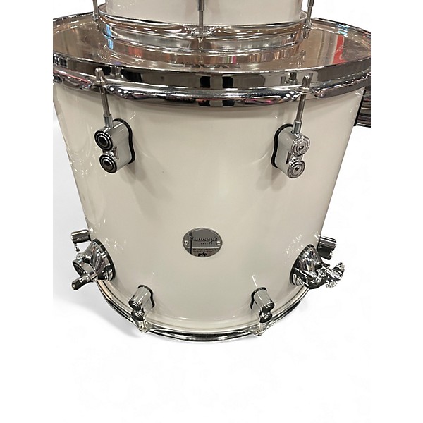 Used PDP by DW 5 Piece Concept Series WHITE Drum Kit