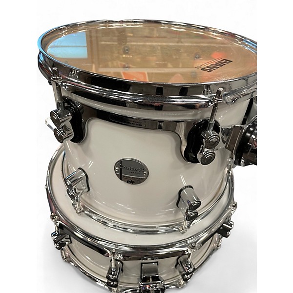 Used PDP by DW 5 Piece Concept Series WHITE Drum Kit
