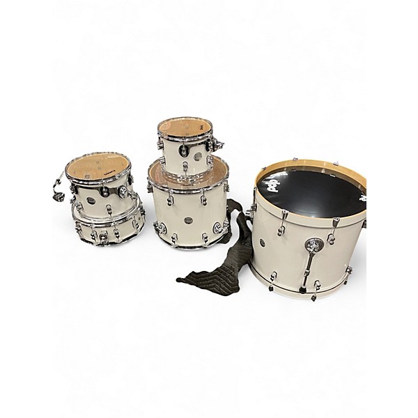 Used PDP by DW 5 Piece Concept Series WHITE Drum Kit