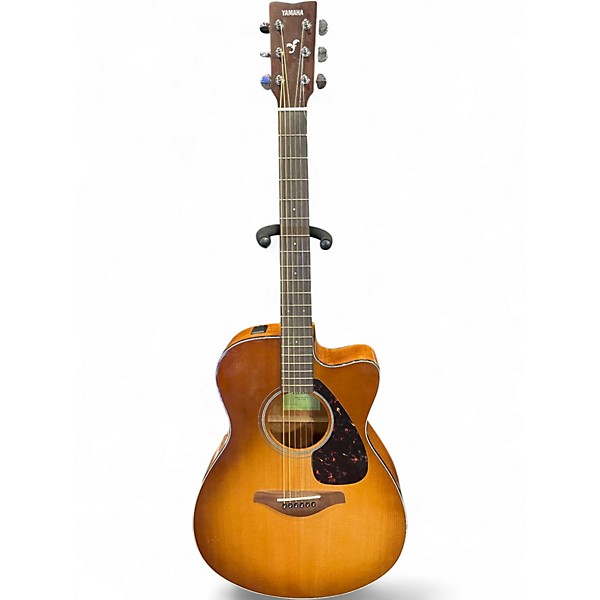 Used Yamaha Fsx300c Sandburst Acoustic Electric Guitar