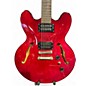 Used Epiphone Dot Studio Red with Black Bevels Hollow Body Electric Guitar