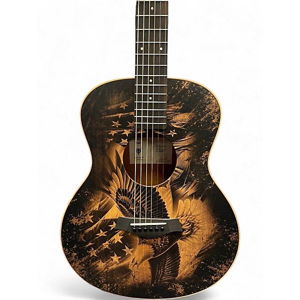 Used Taylor Americana Bald Eagle design Acoustic Guitar
