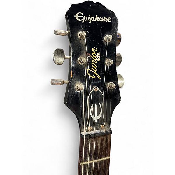 Used Epiphone Les Paul Junior Black Solid Body Electric Guitar