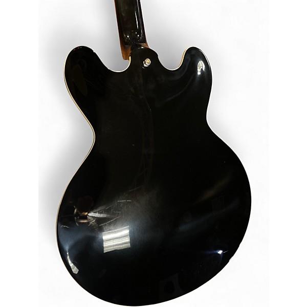 Used Gibson ES335 Black Hollow Body Electric Guitar