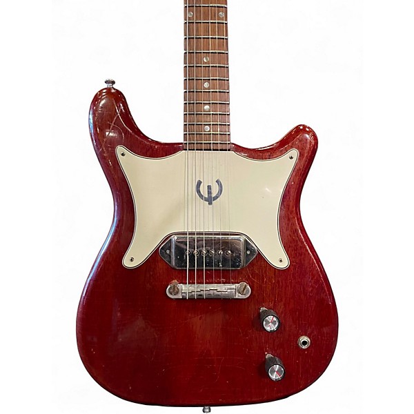 Vintage 1964 Epiphone Coronet Cherry Solid Body Electric Guitar