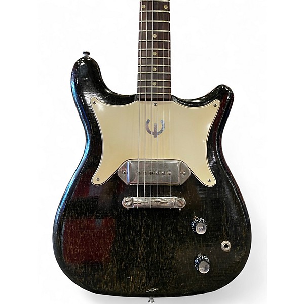 Vintage 1964 Epiphone Coronet Silver Fox Solid Body Electric Guitar