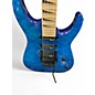 Used 2016 Jackson JS34Q Dinky Trans Blue Solid Body Electric Guitar