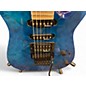 Used 2016 Jackson JS34Q Dinky Trans Blue Solid Body Electric Guitar
